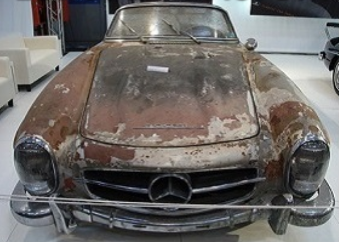 Mercedes Restoration before